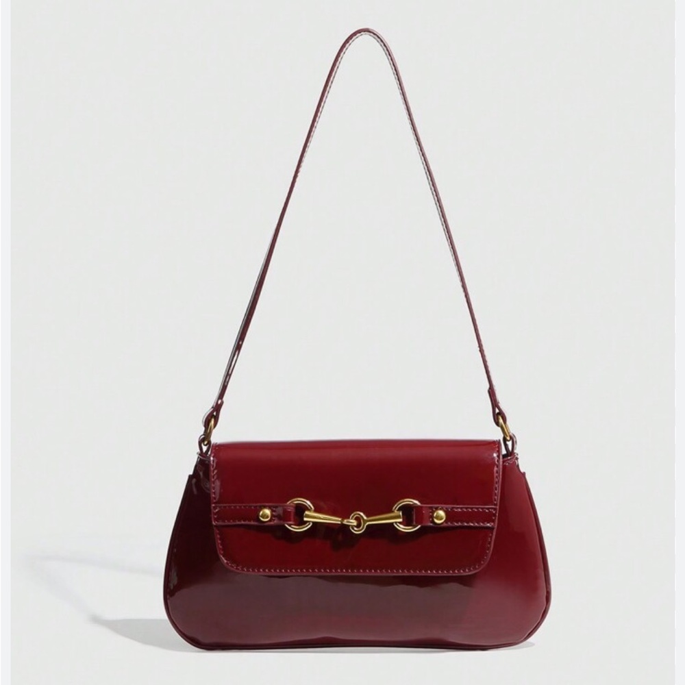 Burgundy Shoulder Bag